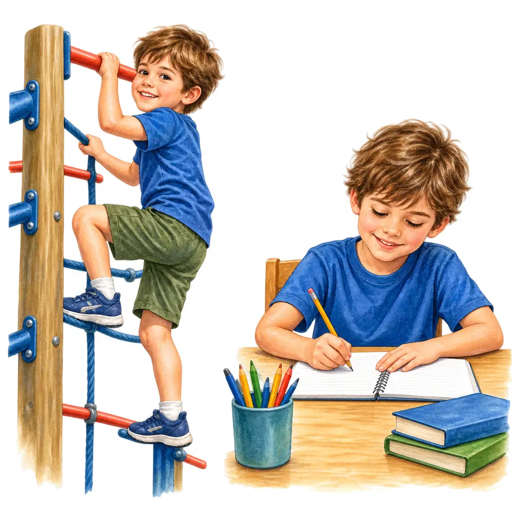 Bending and straightening usually stay normal, and there is usually no pain. What it affects is appearance, and how a child feels about their arm.