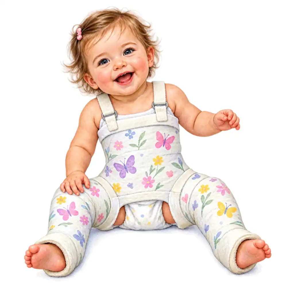 Between six and eighteen months, the hip is settled back into the socket under anaesthetic and a spica cast holds it for 3 to 4 months.