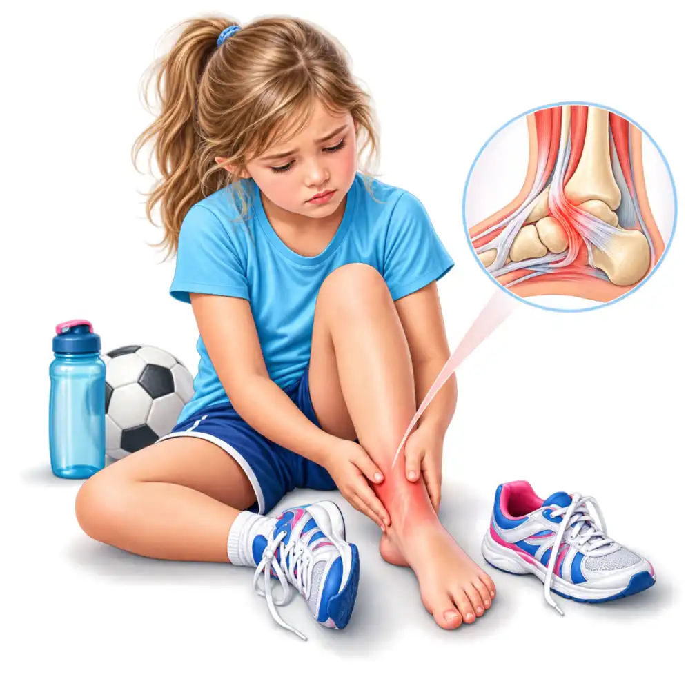 Have it looked at if the foot hurts, the child tires quickly or avoids running, or only one foot is flat.
