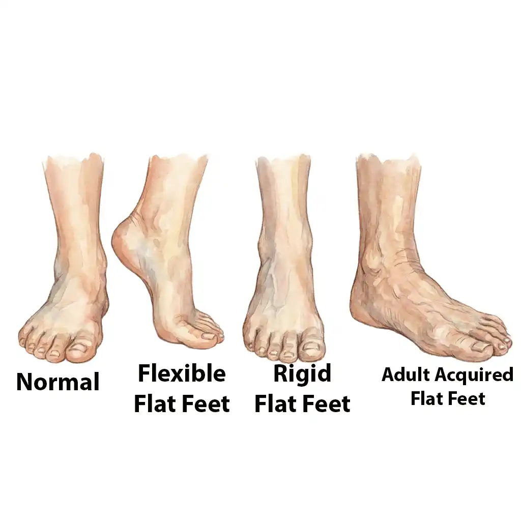 Types of Flatfoot