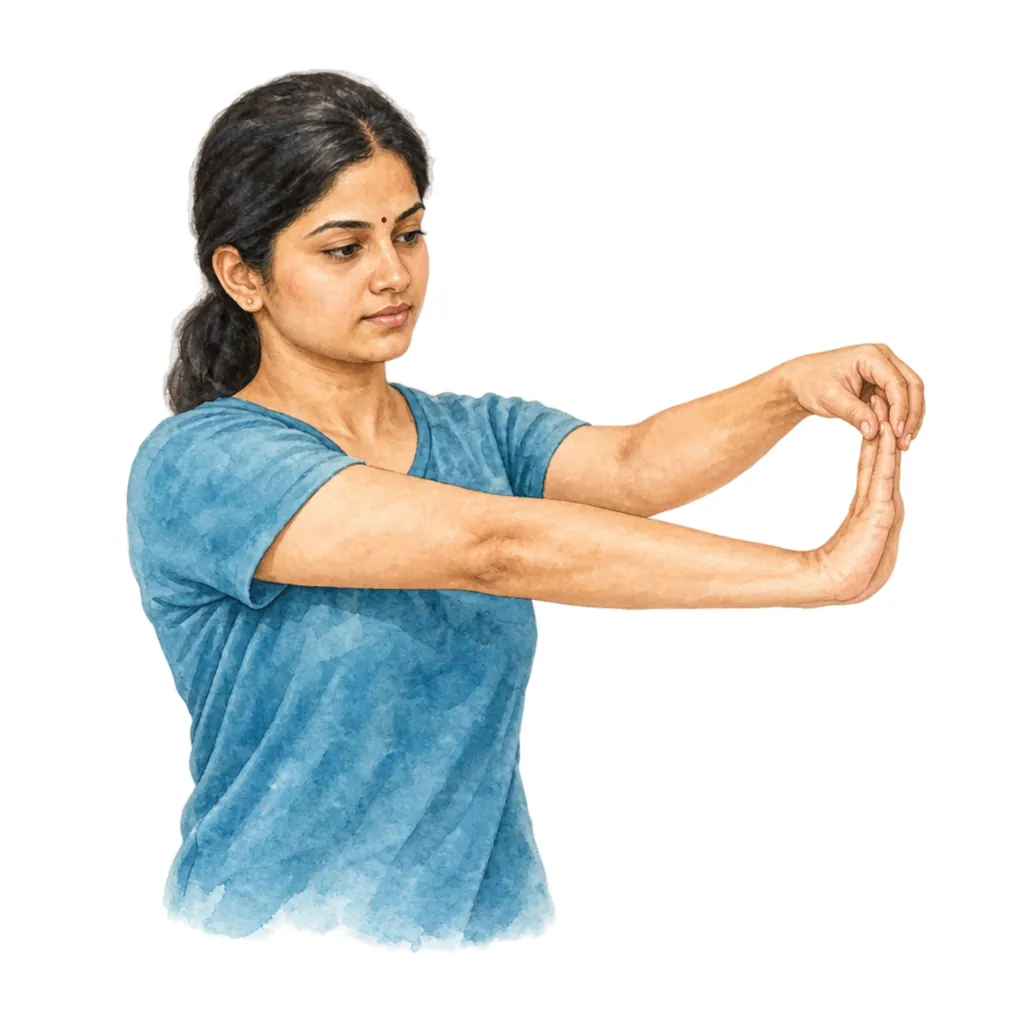 Rest, ice, forearm stretches and a strap below the elbow help most people.