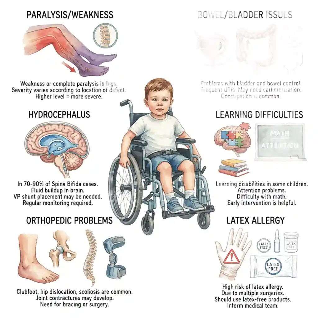 Symptoms of Neural Tube Defects