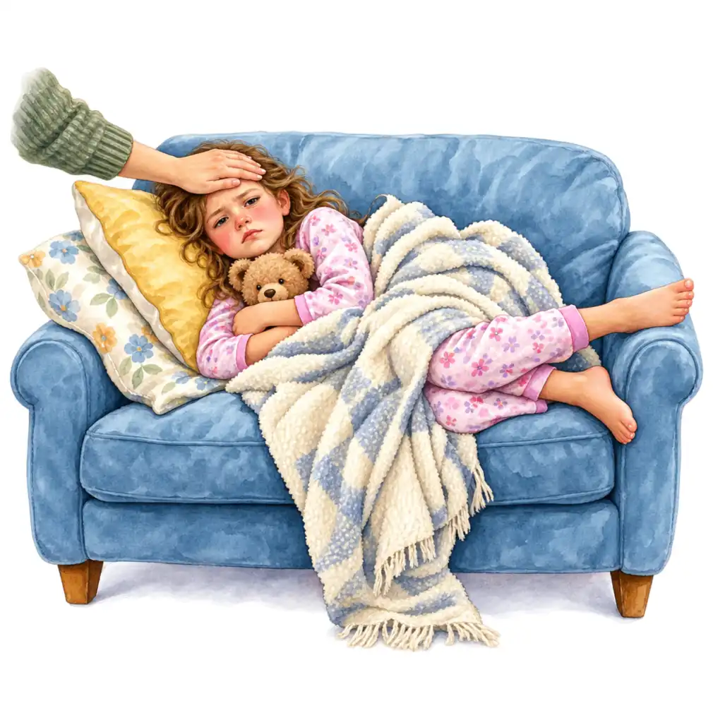 Fever with pain in one bone, or a child who suddenly refuses to walk — go the same day, not in the morning.