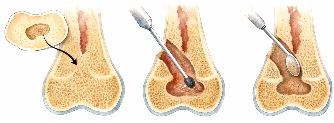 Physeal bar resection in three steps - mapping the bony bar across the growth plate, drilling it out through a metaphyseal window, and filling the cavity with interposition material