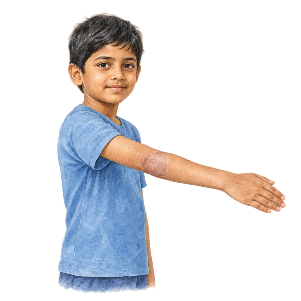 Surgery releases the tight skin, often with a skin graft or flap, to bring movement back.