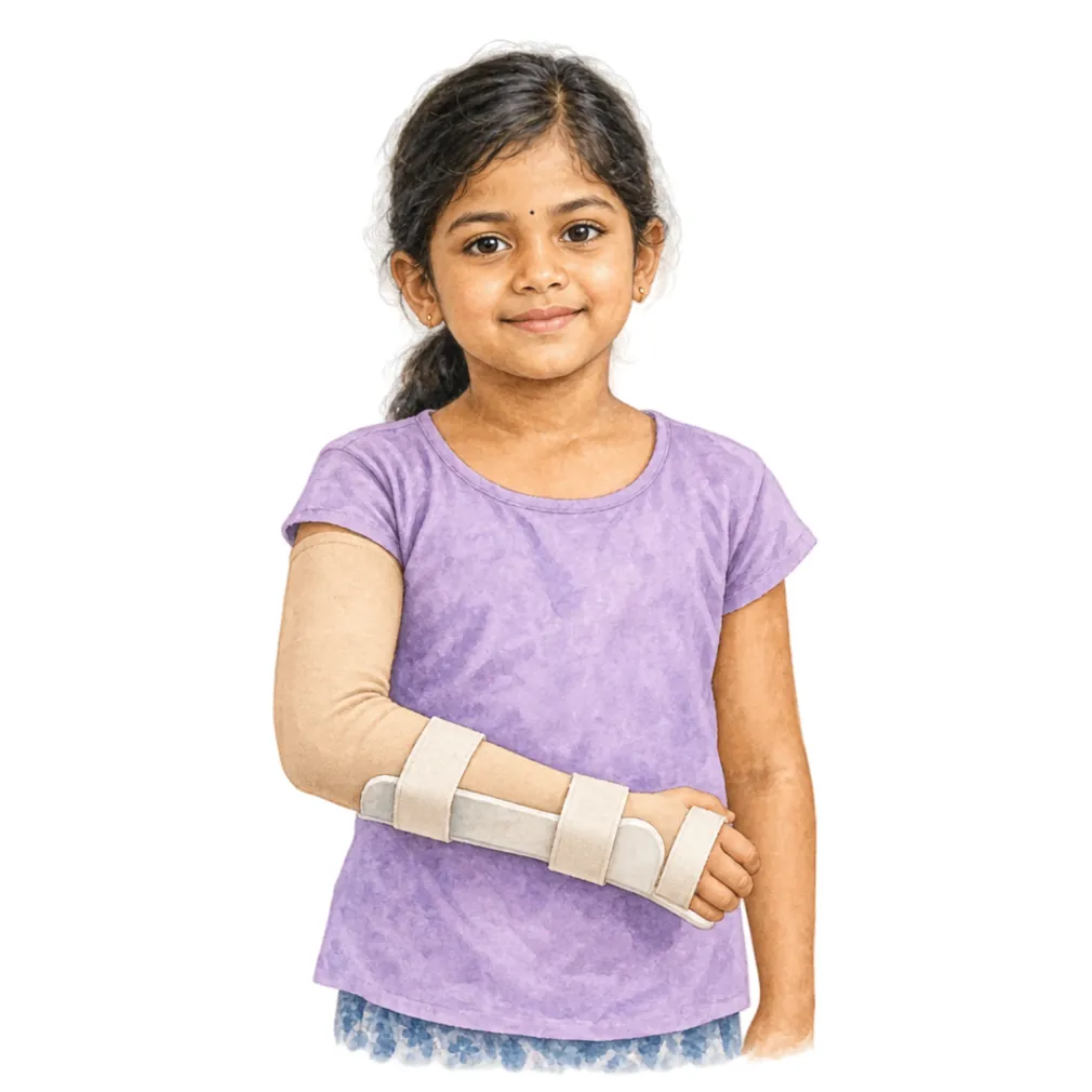 Pressure garments, splints and stretching while the scar matures help prevent it.