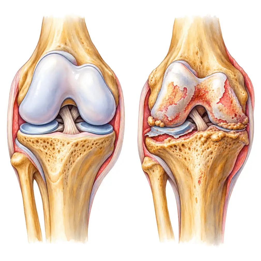 Treated within the first day the joint usually recovers completely. Left for days, the cartilage is eaten away and the damage is permanent.